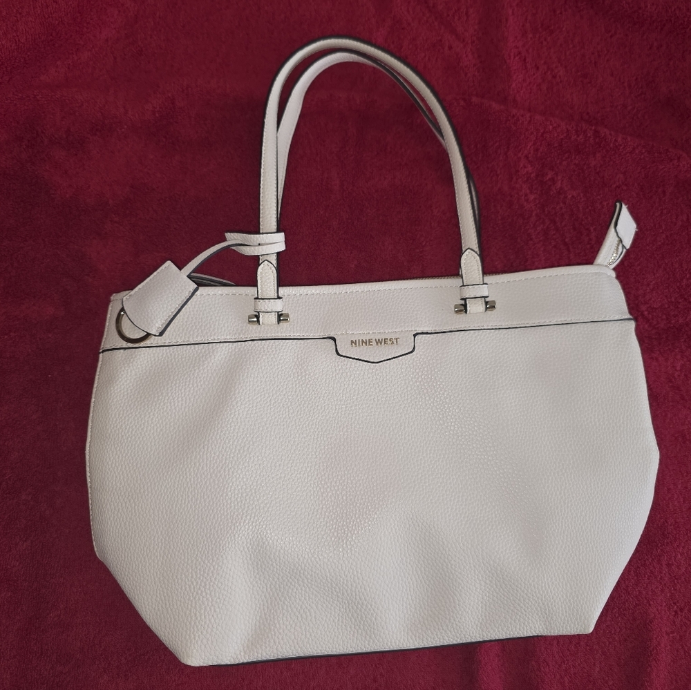Nine West Cream Tote Bag